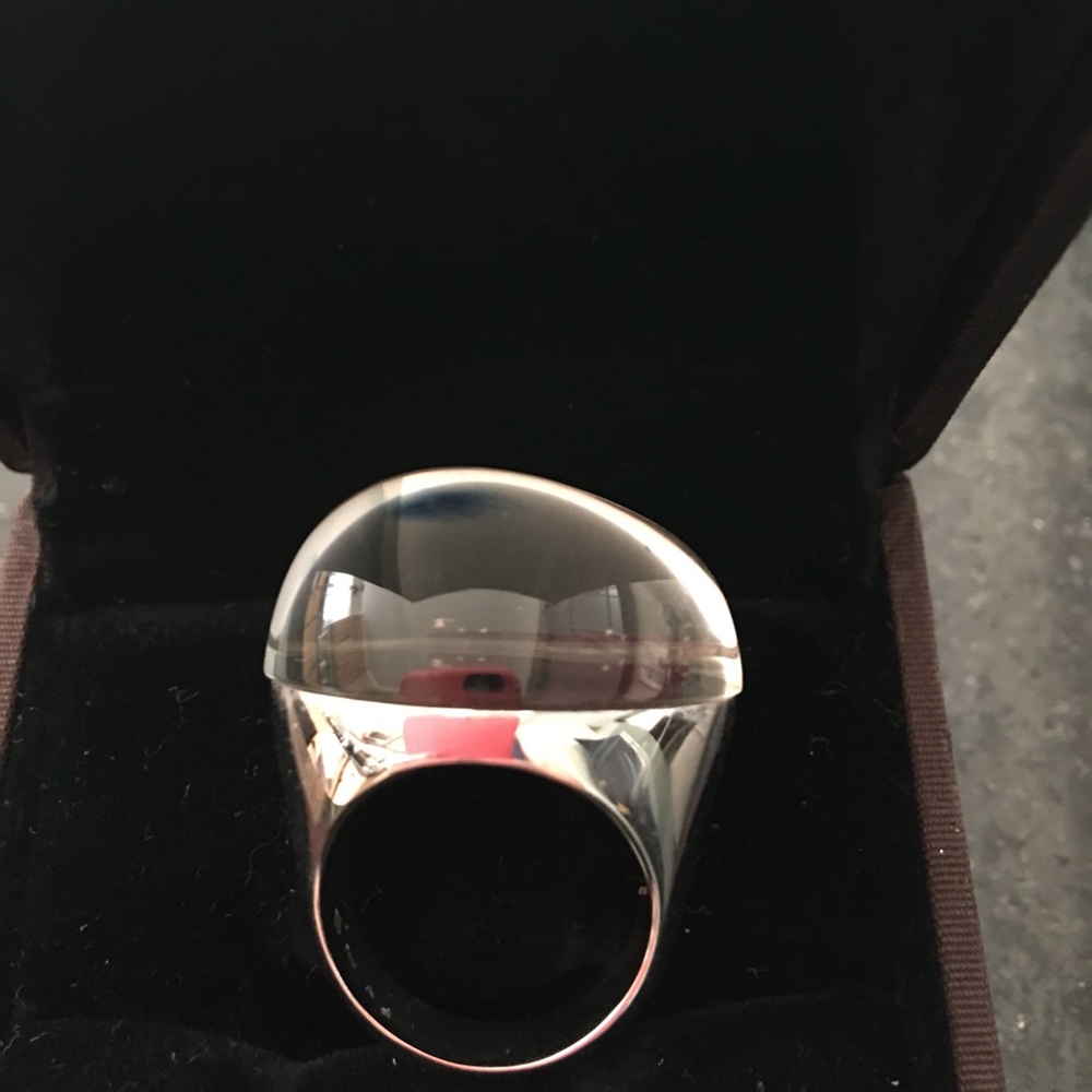 H. Stern solid 18K White Gold, Crystal Quartz!